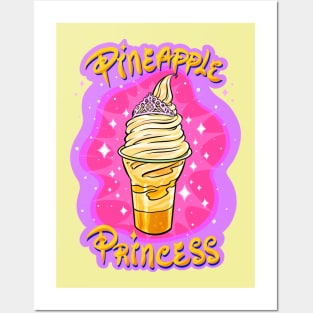 Dole Whip Float Pineapple Princess Alert Posters and Art